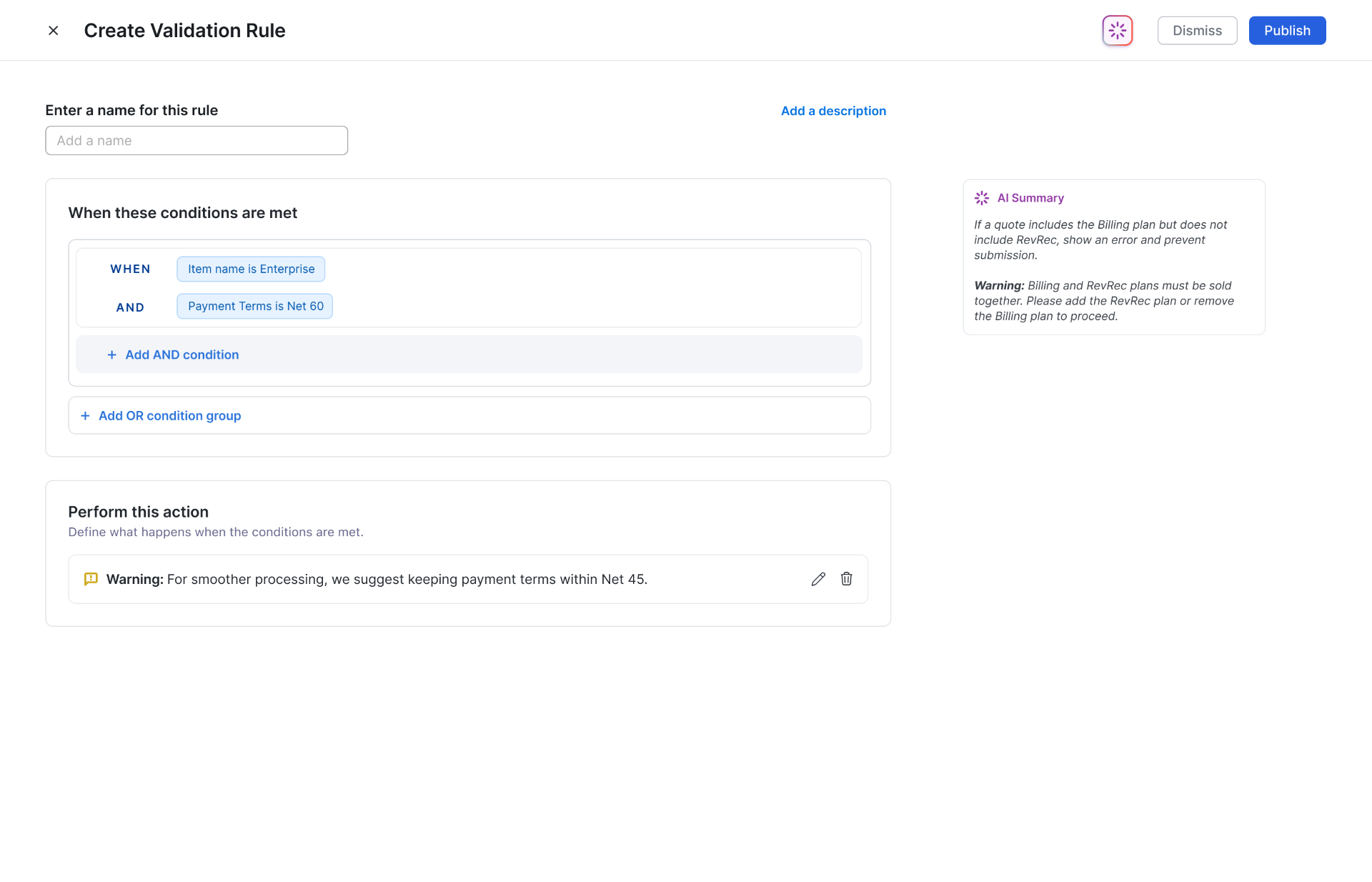 Compact on canvas, expand-to-configure